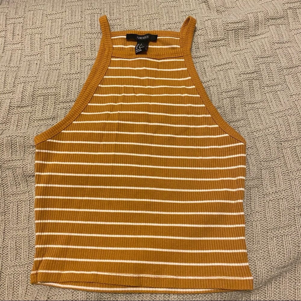 F21 Striped Tank